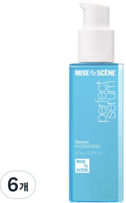 미쟝센 퍼펙트 하이드레이팅 헤어세럼, 80ml, 6개