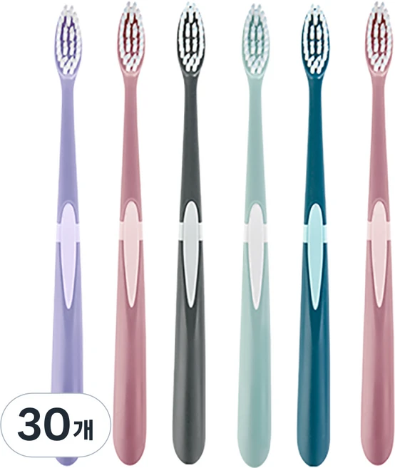 조르단 성인용 칫솔 검프로텍터, 1개입, 30개 - 쿠팡