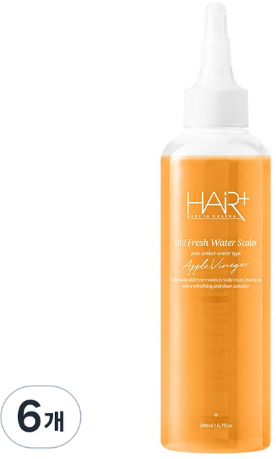 HAiR Plus O'freshy 蘋果醋緩解掉髮角質護理水棧, 200ml, 6個
