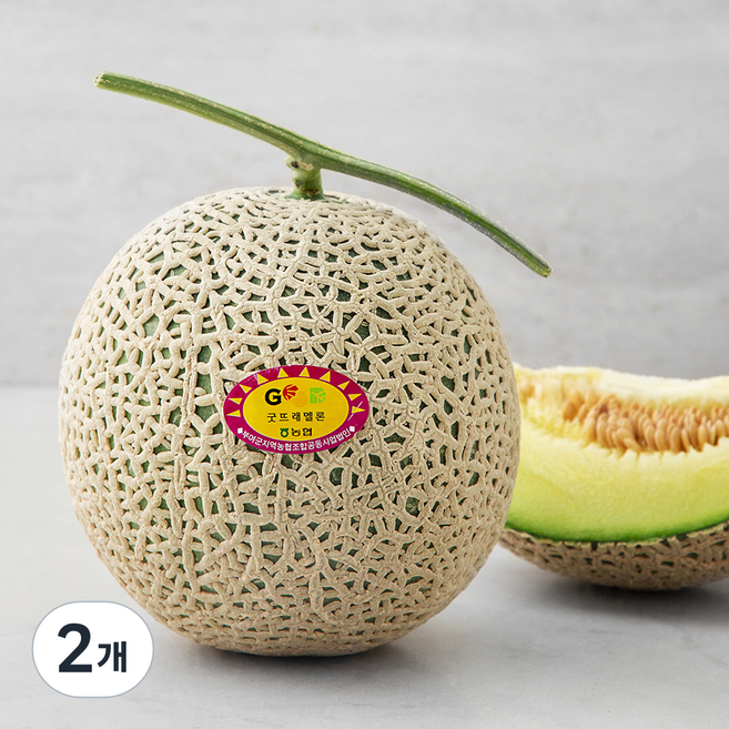 굿뜨래 부여 고당도 멜론, 1.6kg, 2개