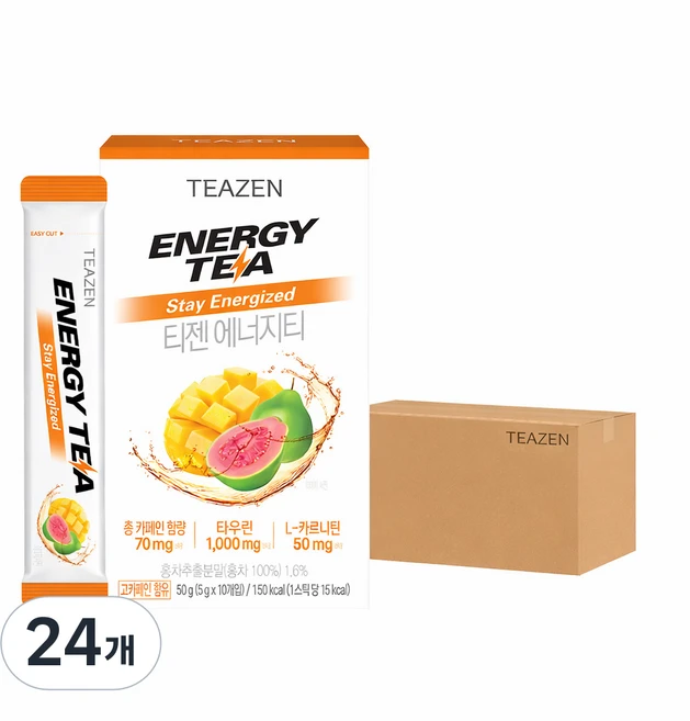 티젠 에너지티, 30회분, 50g, 24개 - 쿠팡
