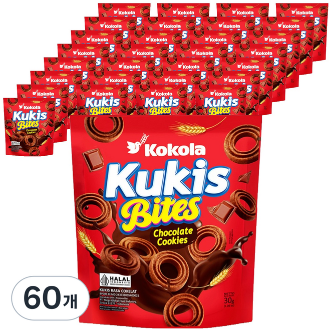 코코라 미니쿠키 초코맛, 30g, 60개