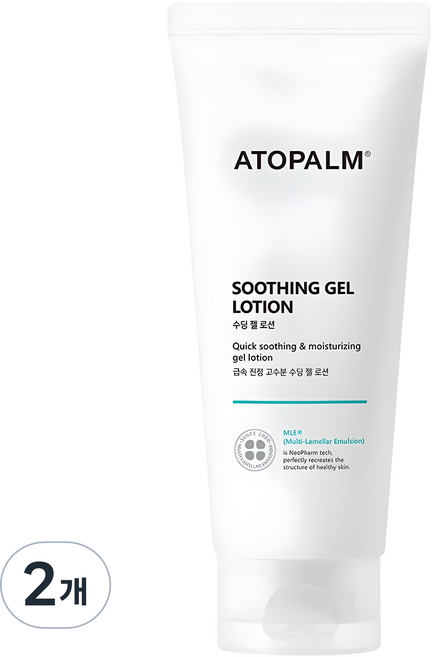 ATOPALM 愛多康 護膚凝膠乳液, 200ml, 2條