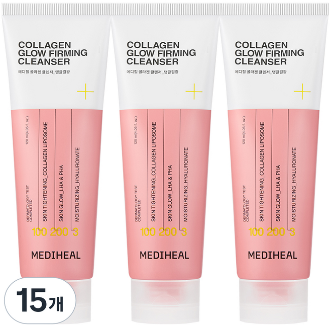 메디힐 콜라겐 탱글결광 클렌징폼, 15개, 120ml