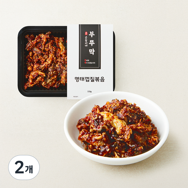 순봉이네부뚜막 명태껍질볶음, 110g, 2개