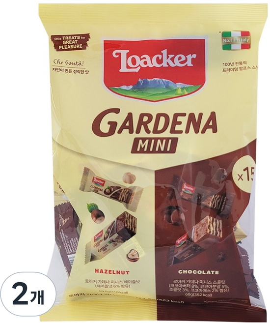 로아커 가데나 미니스 믹스 15p, 2개, 127.5g