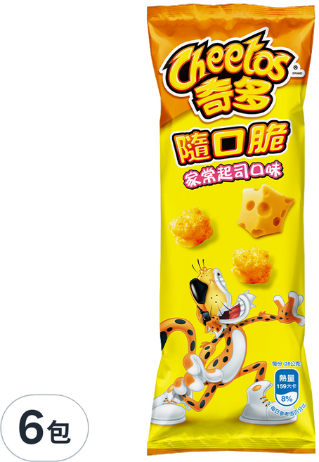 Cheetos 奇多 隨口脆 家常起司, 28g, 6包