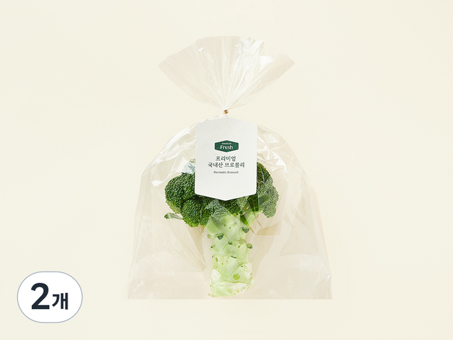 프리미엄 국내산 브로콜리, 250g, 1개입, 2개