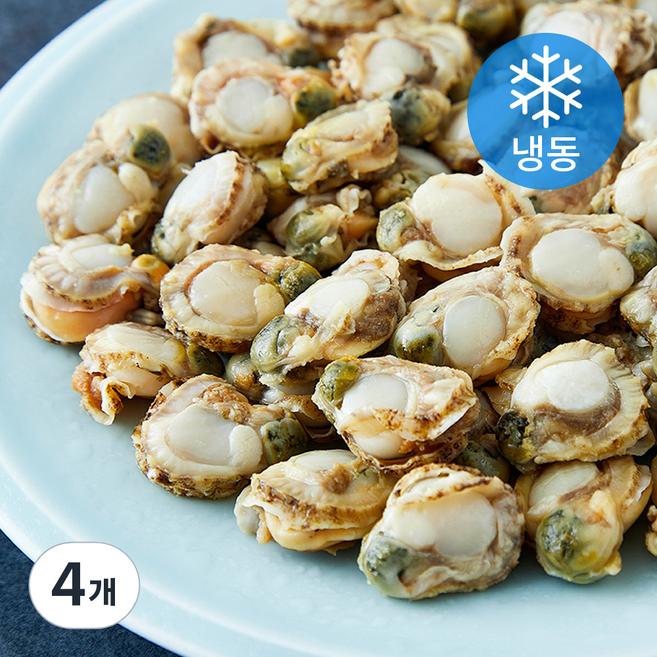 곰곰 자숙 가리비살 (냉동), 4개, 500g