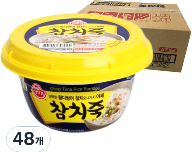 오뚜기 참치죽, 285g, 48개