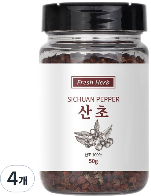 신선약초 산초, 50g, 4개