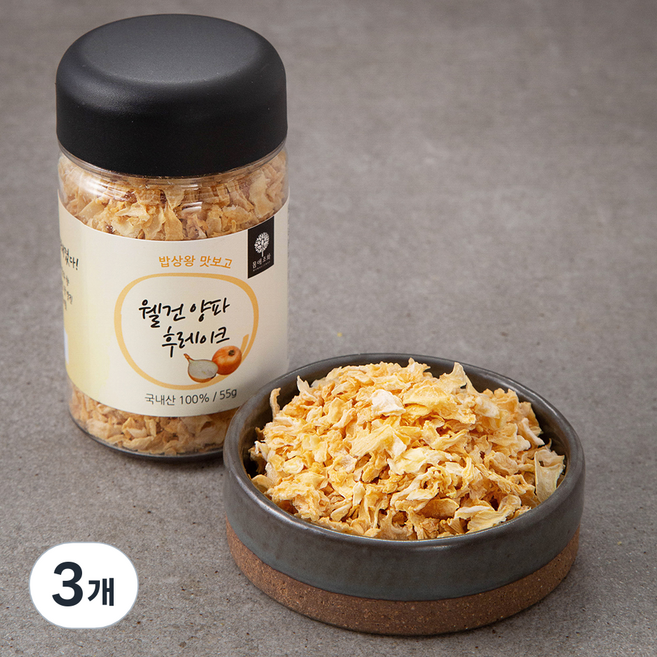 몸애조화 웰건 양파 후레이크, 55g, 3개