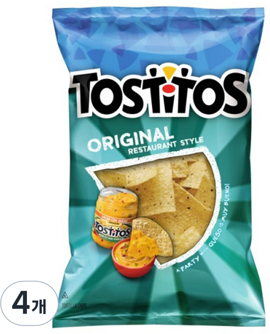 토스티토스 오리지날 또띨라 칩, 283.5g, 4개