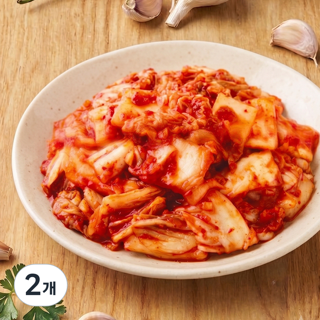 곰곰 썰은 배추 김치, 1.1kg, 2개