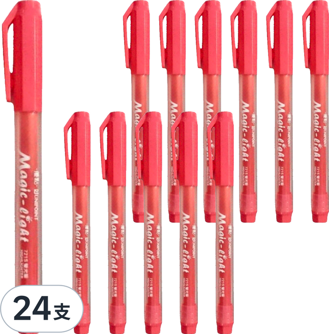 UNIPOINT 優點 螢光筆 721S, 粉紅色, 24支