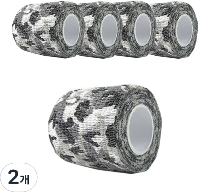 엠파이어 자가점착 압박 탄력 카모테이프 모노, 5개입, 2개