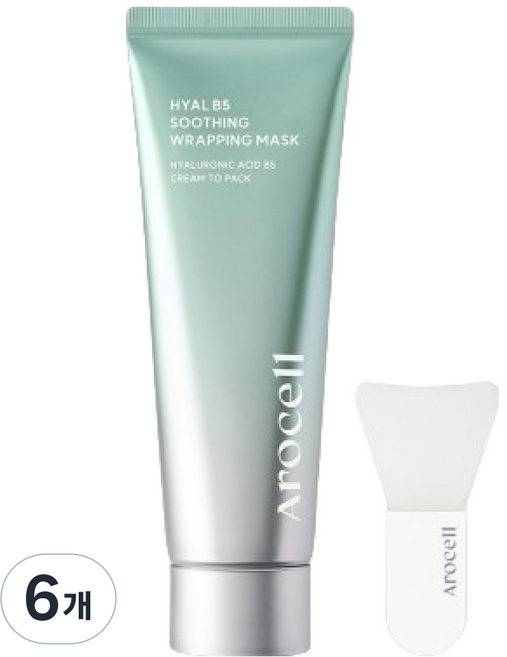 아로셀 히알 B5 수딩 랩핑 마스크 80ml, 1개입, 6개