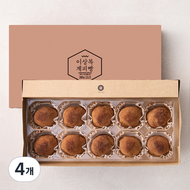 이상복명과 계피빵, 38g, 10개입, 4개