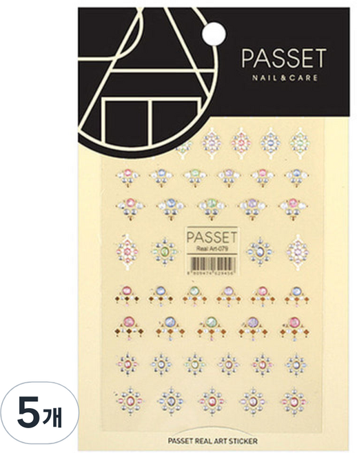 파셋 리얼아트스티커, ART79, 5개
