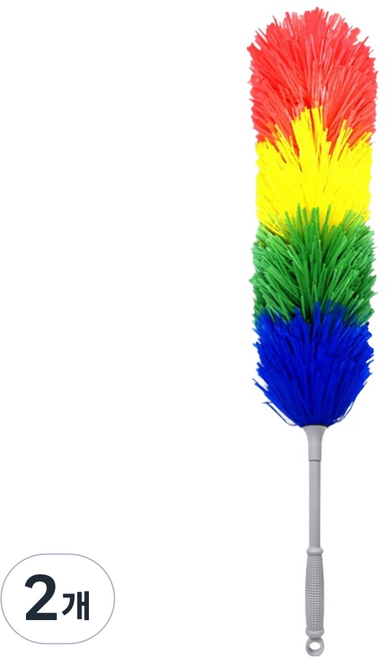월드크린 그물망 먼지털이개 특대, 혼합색상, 2개