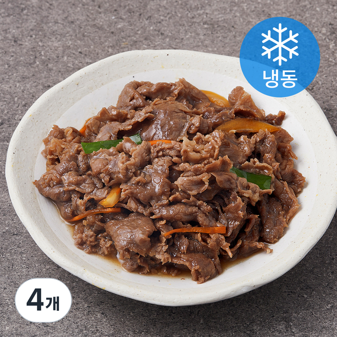 미트코리아 미래식탁 간장 소불고기 (냉동), 600g, 4개