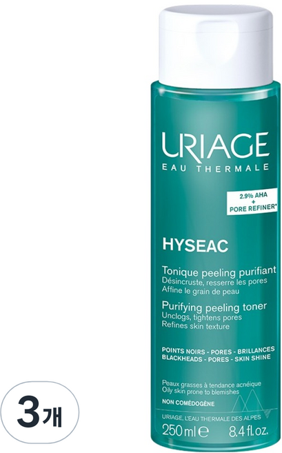 유리아쥬 이제악 토너, 250ml, 3개