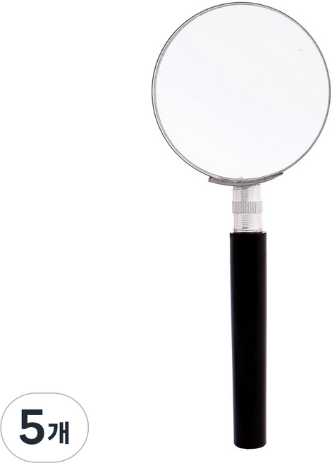 中小型鏡片 4倍率 手柄放大鏡 60mm, 5個
