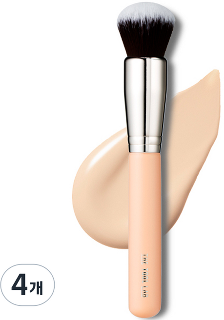 더툴랩 풀플로리스앤커버리지 파운데이션 브러쉬 106, 혼합색상, 4개