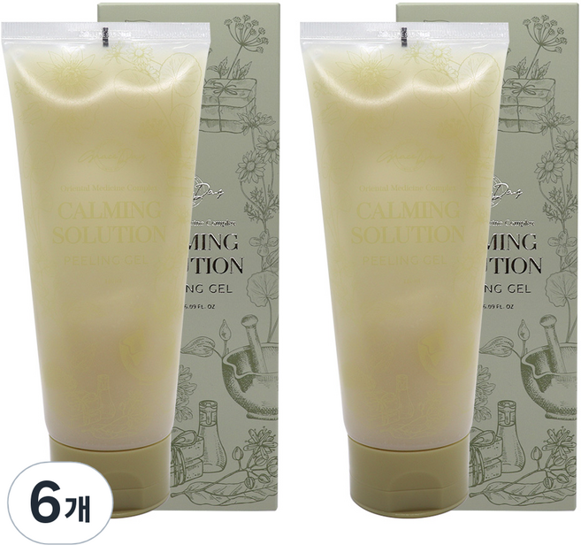 그레이스데이 카밍 솔루션 필링젤, 6개, 180ml