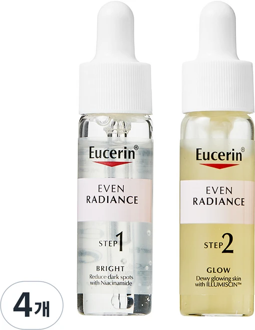 유세린 이븐래디언스 듀오 앰플, 15ml, 4개 - 쿠팡