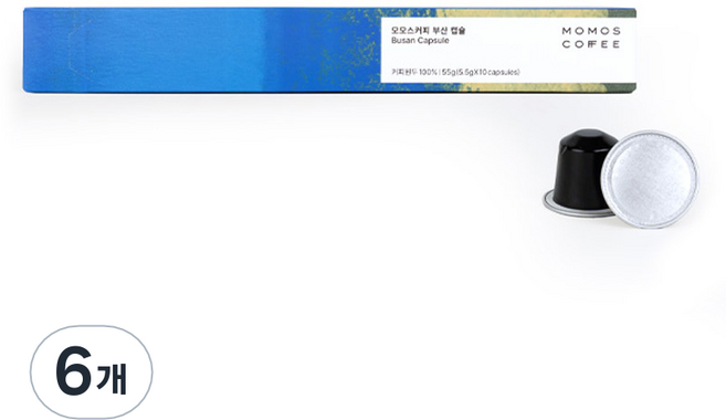 모모스커피 부산 캡슐커피, 5.5g, 10개입, 6개