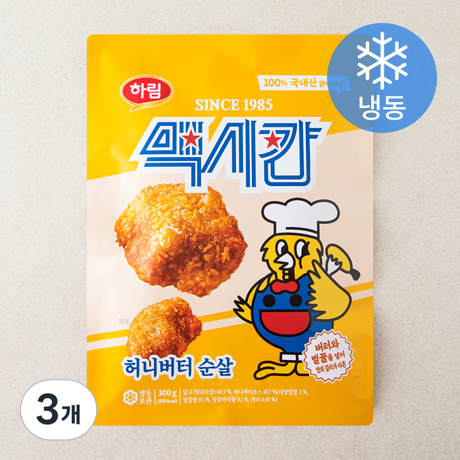 맥시칸 허니버터 순살 (냉동), 300g, 3개