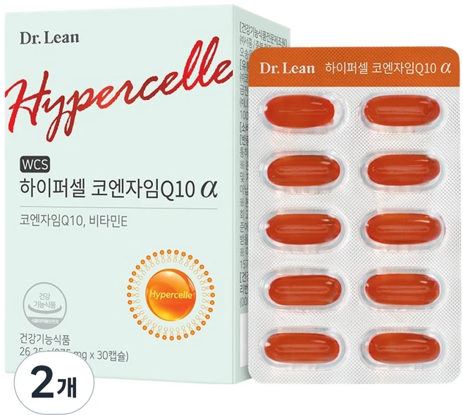 닥터린 하이퍼셀 코엔자임Q10 알파 26.25g, 30정, 2개 - 쿠팡