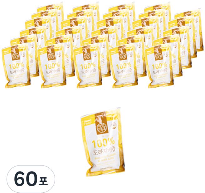 桔梗&水梨汁, 100ml, 60包
