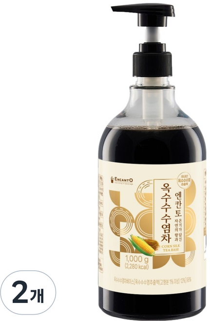 엔칸토 옥수수수염차 진액, 1kg, 2개