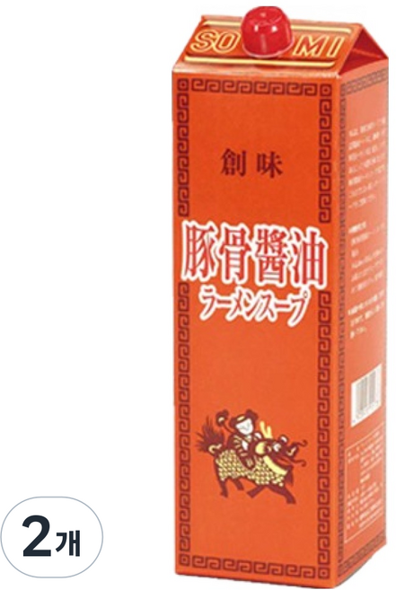 소미 돈코츠쇼유라멘스프 소스, 2개, 1.8L