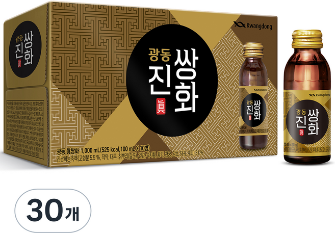광동제약 진 쌍화, 100ml, 30개