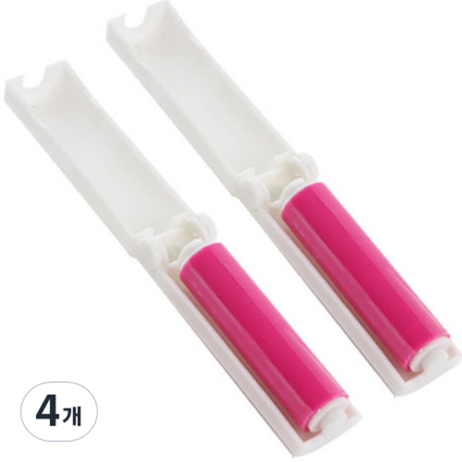 포켓형 롤클리너 먼지제거기 본품, 4개
