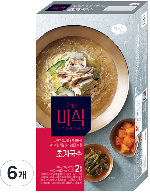 더미식 초계국수 2p, 422g, 6개