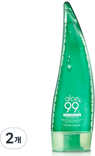 홀리카홀리카 알로에 99% 수딩젤, 55ml, 2개