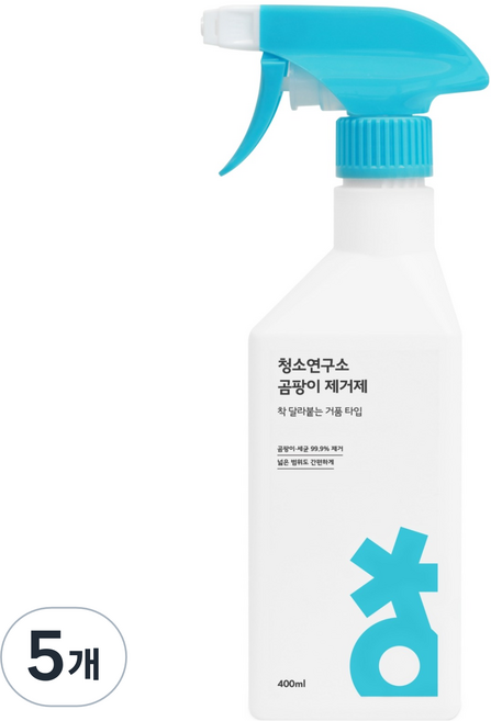 청소연구소 곰팡이제거제, 5개, 400ml