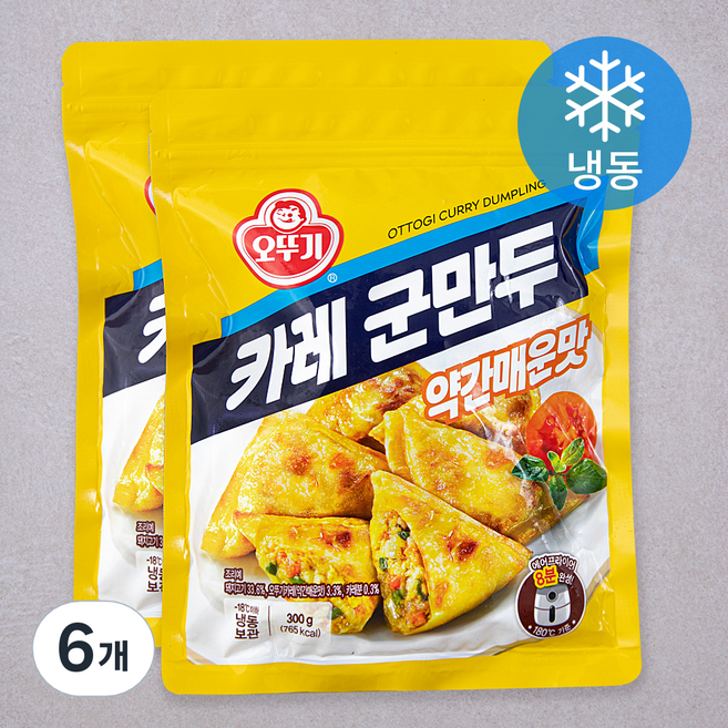오뚜기 카레 군만두 (냉동), 300g, 6개