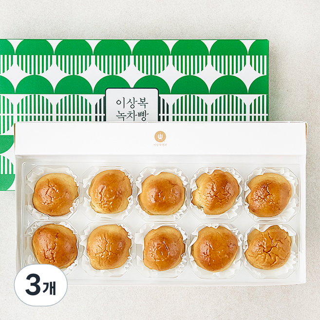 이상복명과 녹차빵, 38g, 10개입, 3개