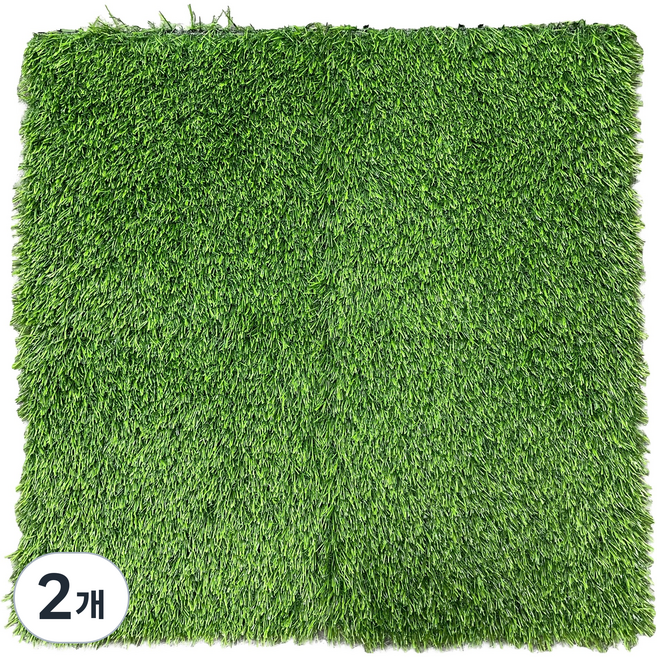 BELLINTURF 貝林特福 柔軟造景用DIY甲板人造草皮 30cm x 30cm x 20mm, 2個