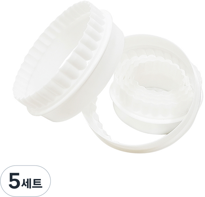 베스톰 플라스틱 양면 주름 링세트 6p, 5세트