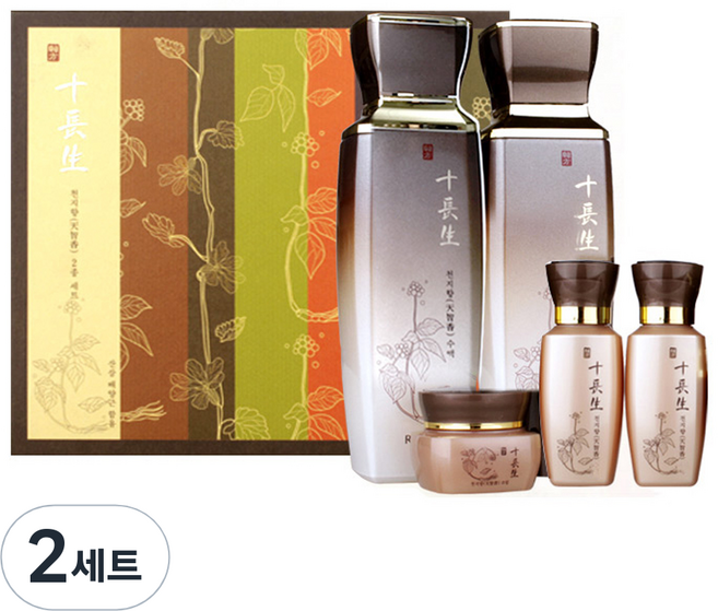 로제 십장생 천지향 스킨케어 2종 세트, 2세트