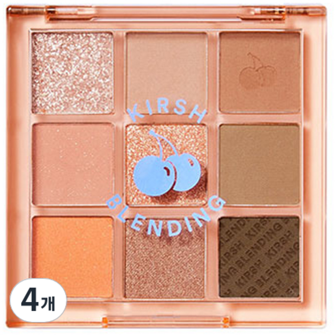 키르시블렌딩 스윗 드림 아이팔레트, 03 오렌지 드림, 4개