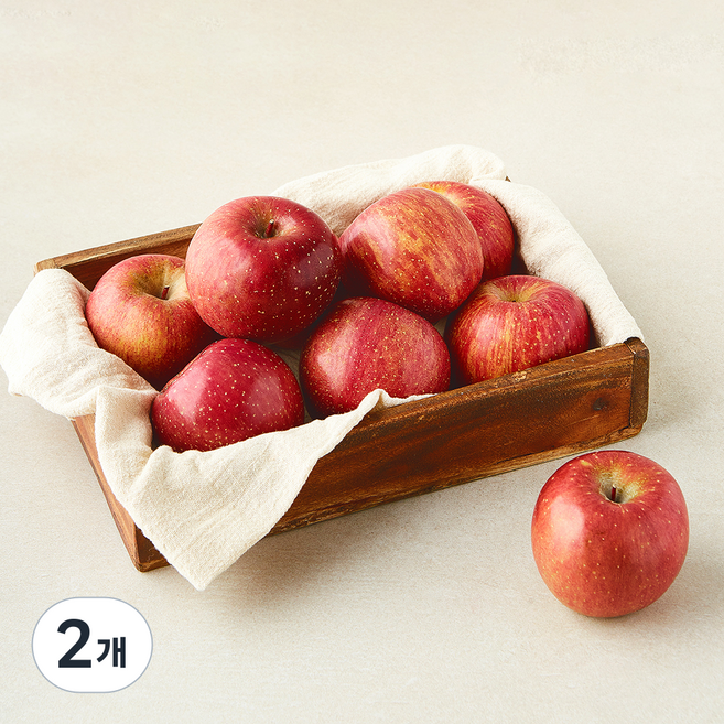 곰곰 5번 선별한 못생겨도 맛있는 사과, 2개, 1.5kg(7~12입)