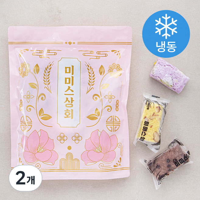미미스상회 10종 혼합 설기 개별포장 (냉동), 500g, 1개입, 2개