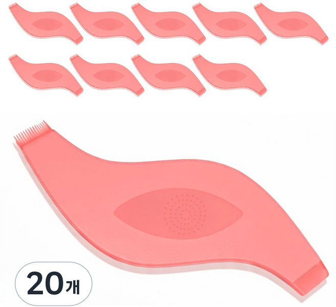 라몽 래쉬몬스터 S형 속눈썹 듀얼 펌스틱, 20개, 레드